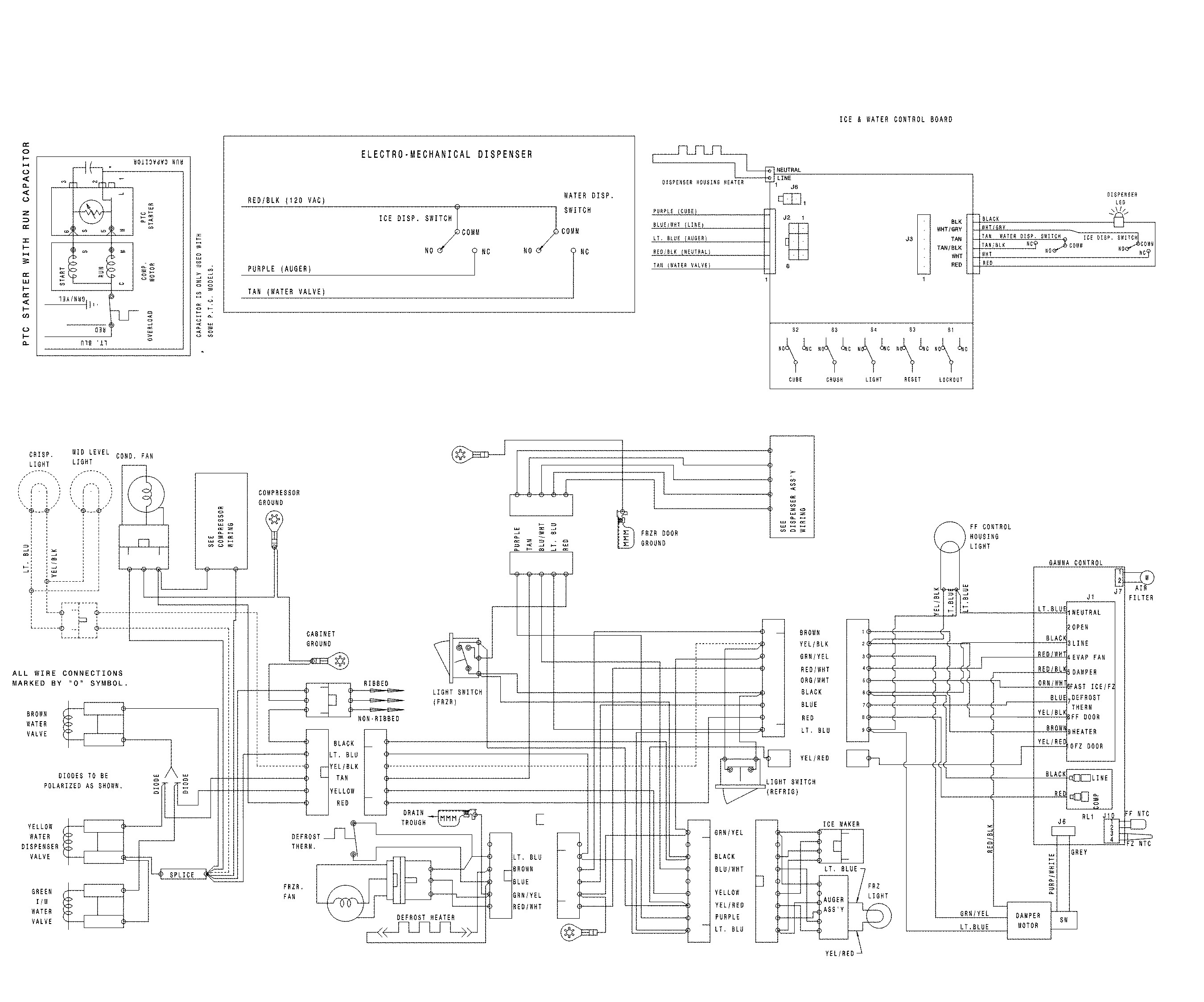 Frigidaire LFSS2612TE3 wiring diagram diagram