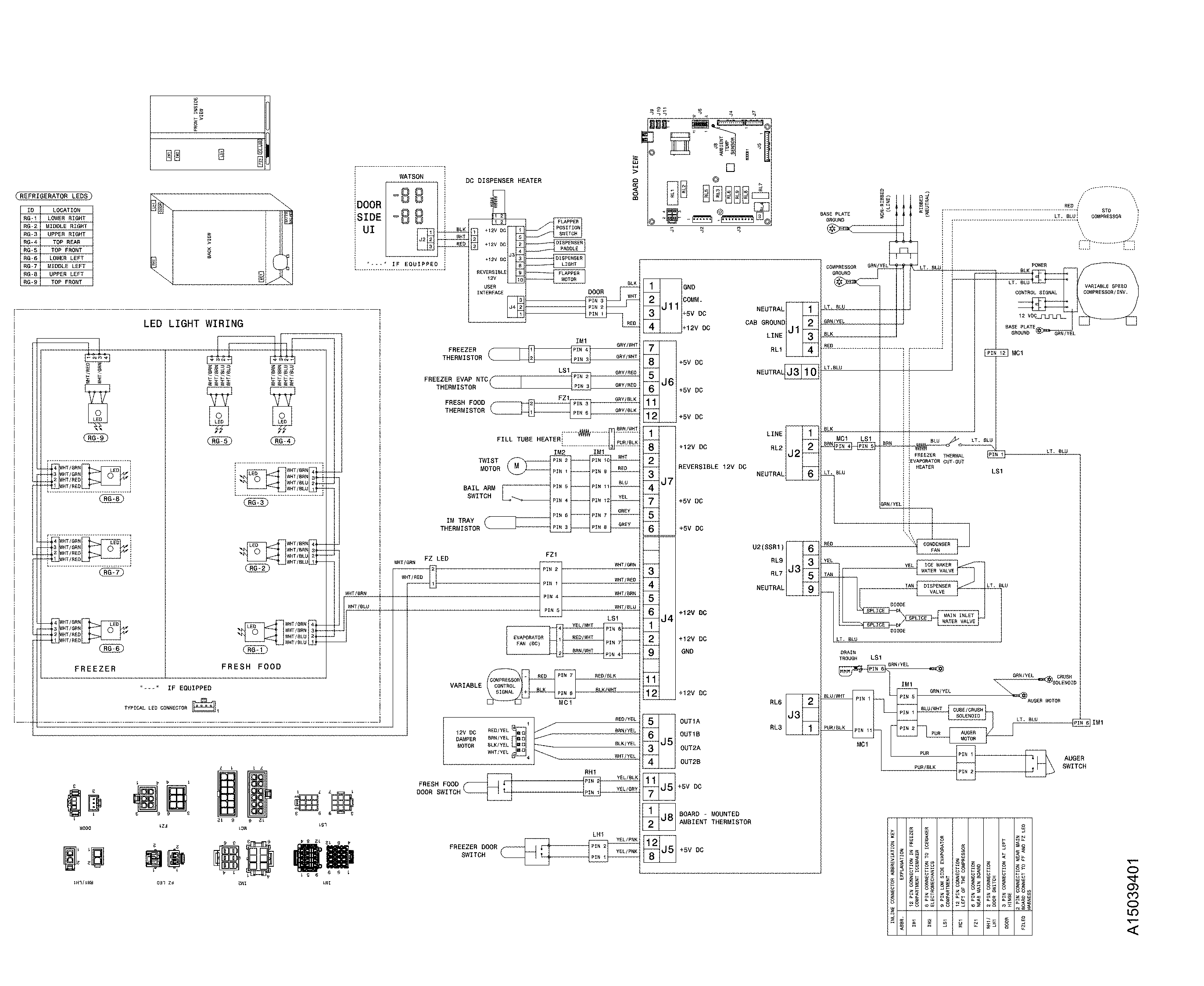 Frigidaire FGSS2635TFB wiring schematic diagram