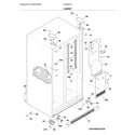 Frigidaire LFSS2612TE0 cabinet diagram