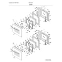 Frigidaire FFET2726TBA doors diagram