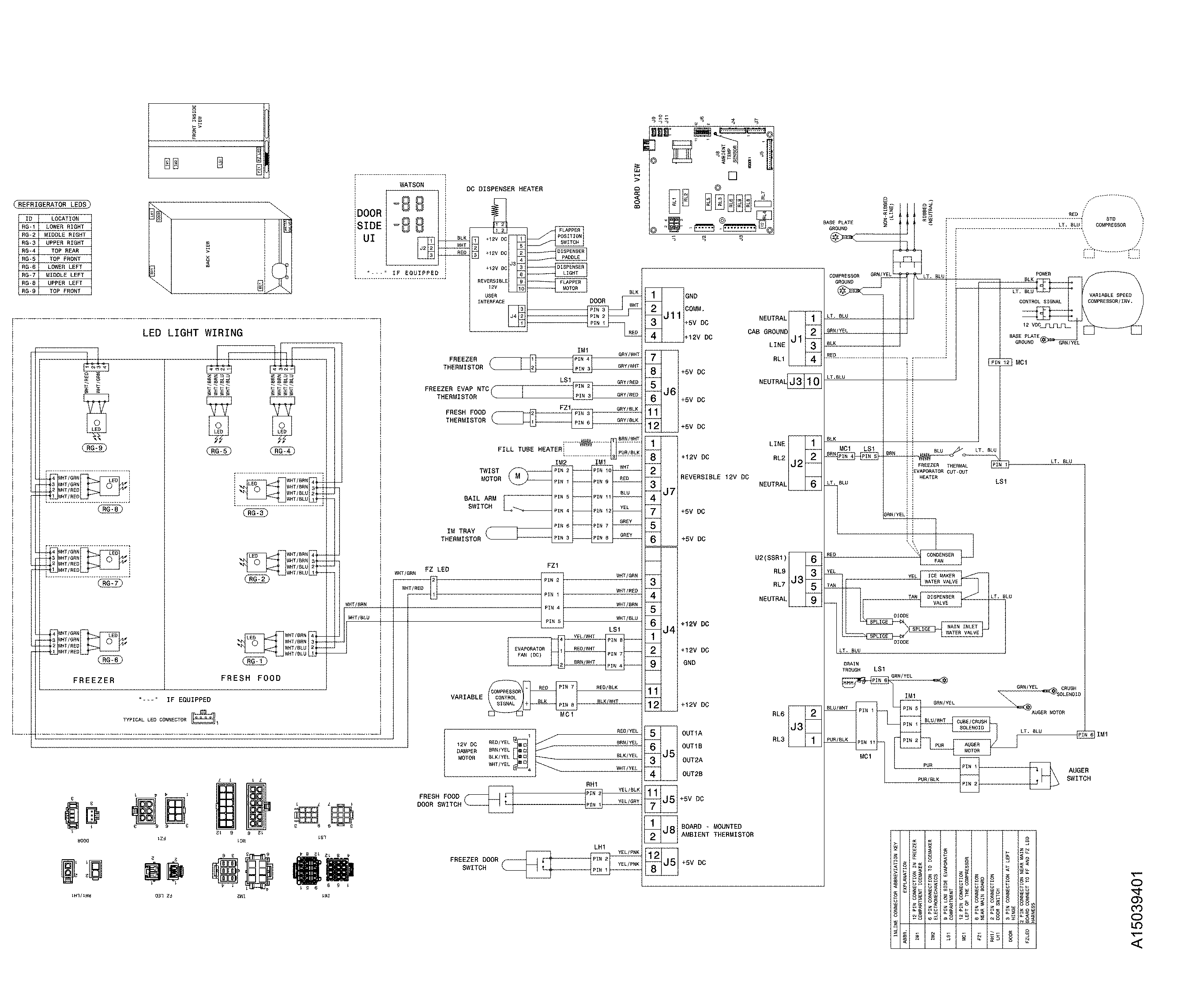 Frigidaire DGHX2655TFC wiring schematic diagram