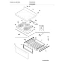 Frigidaire FCRE305CAWB top/drawer diagram