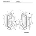 Frigidaire LGHD2369TF7 fresh food doors diagram