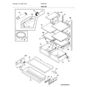 Frigidaire FFHB2750TP8 shelves diagram