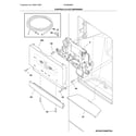 Frigidaire FGHB2868TP3 dispenser diagram
