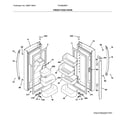 Frigidaire FGHB2868TD4 fresh food doors diagram
