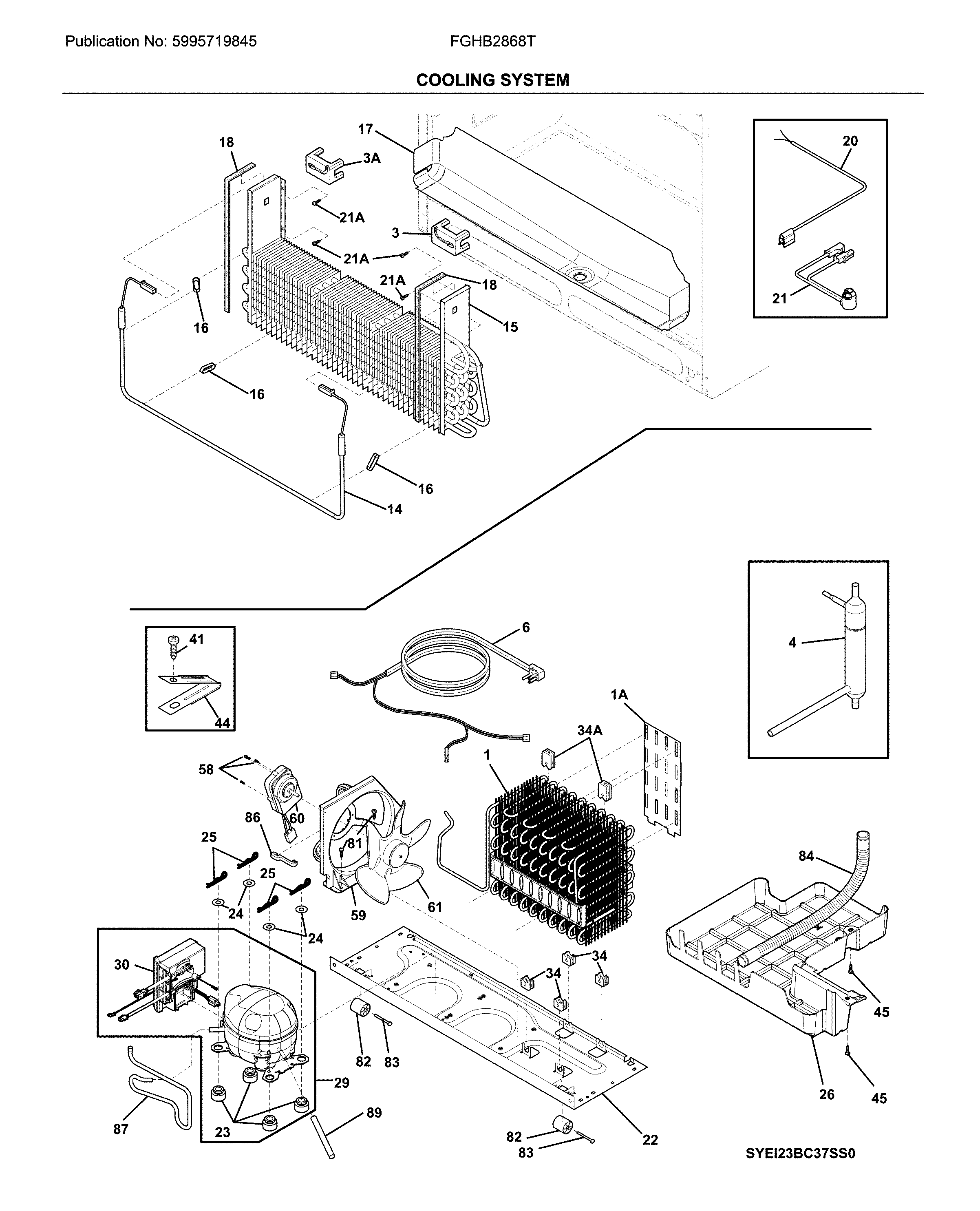 Frigidaire FGHB2868TE4 system diagram