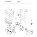 Frigidaire FFFU20F4VW0 cabinet diagram