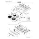 Frigidaire LFEH3054UFC top/drawer diagram
