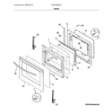 Frigidaire LFEH3054UFC door diagram