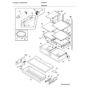 Frigidaire FFHB2750TE5 shelves diagram