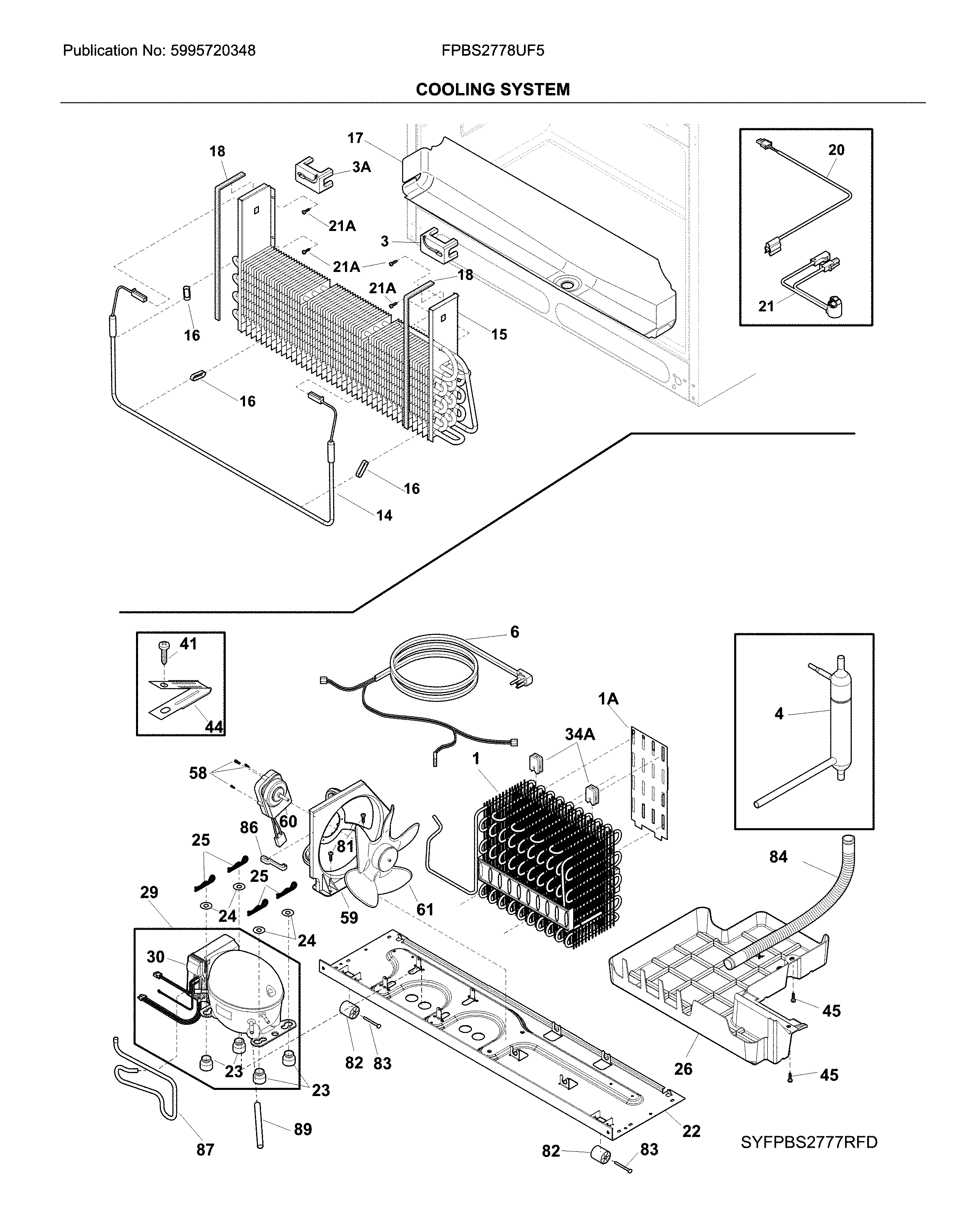 Frigidaire FPBS2778UF5 system diagram