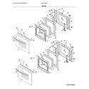 Frigidaire FFET2726TBC door diagram