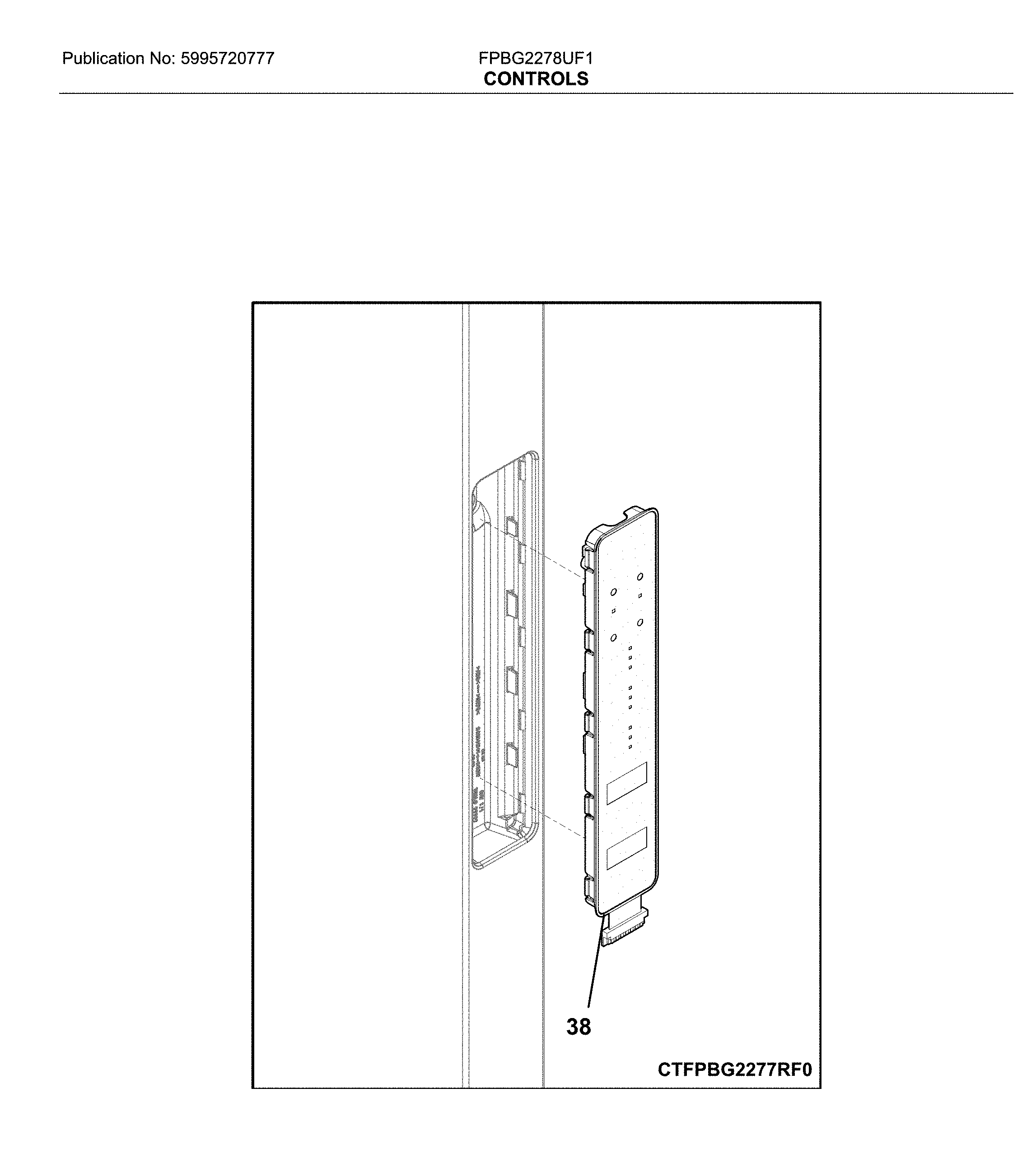 Frigidaire FPBG2278UF1 controller diagram