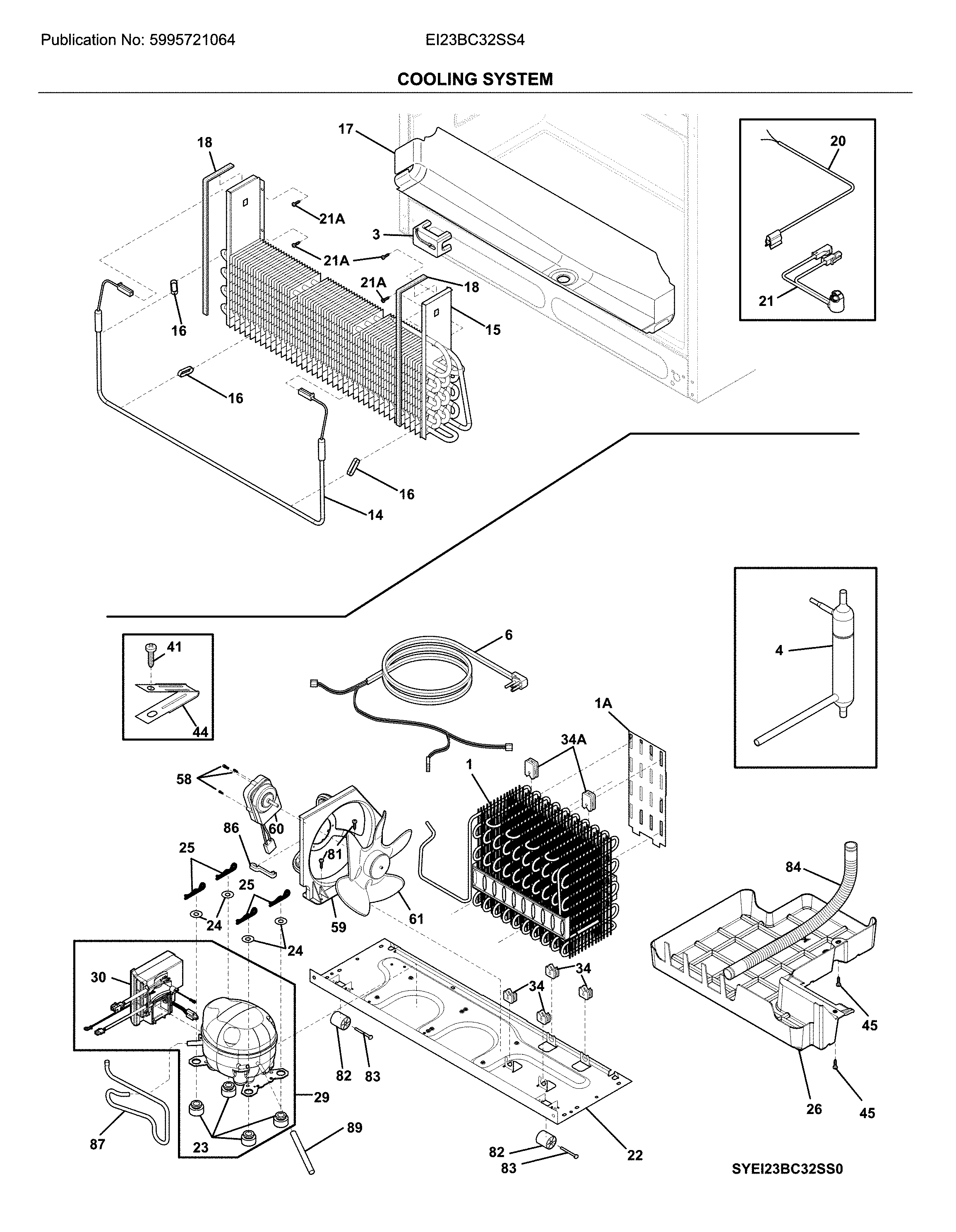 Electrolux EI23BC32SS4 system diagram