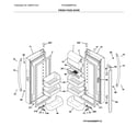 Frigidaire FGHN2866PPAA fresh food doors diagram
