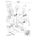 Frigidaire FGHN2866PPAA cabinet diagram