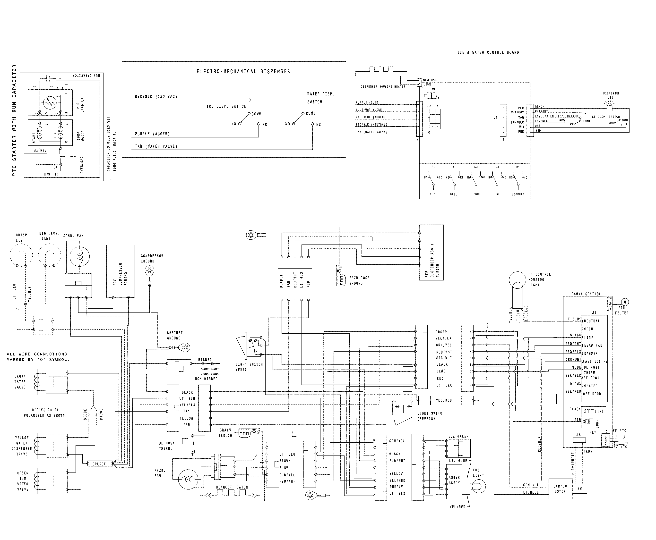 Frigidaire FFSS2615TE4 wiring diagram diagram