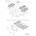 Frigidaire FCRG3052AWB top/drawer diagram