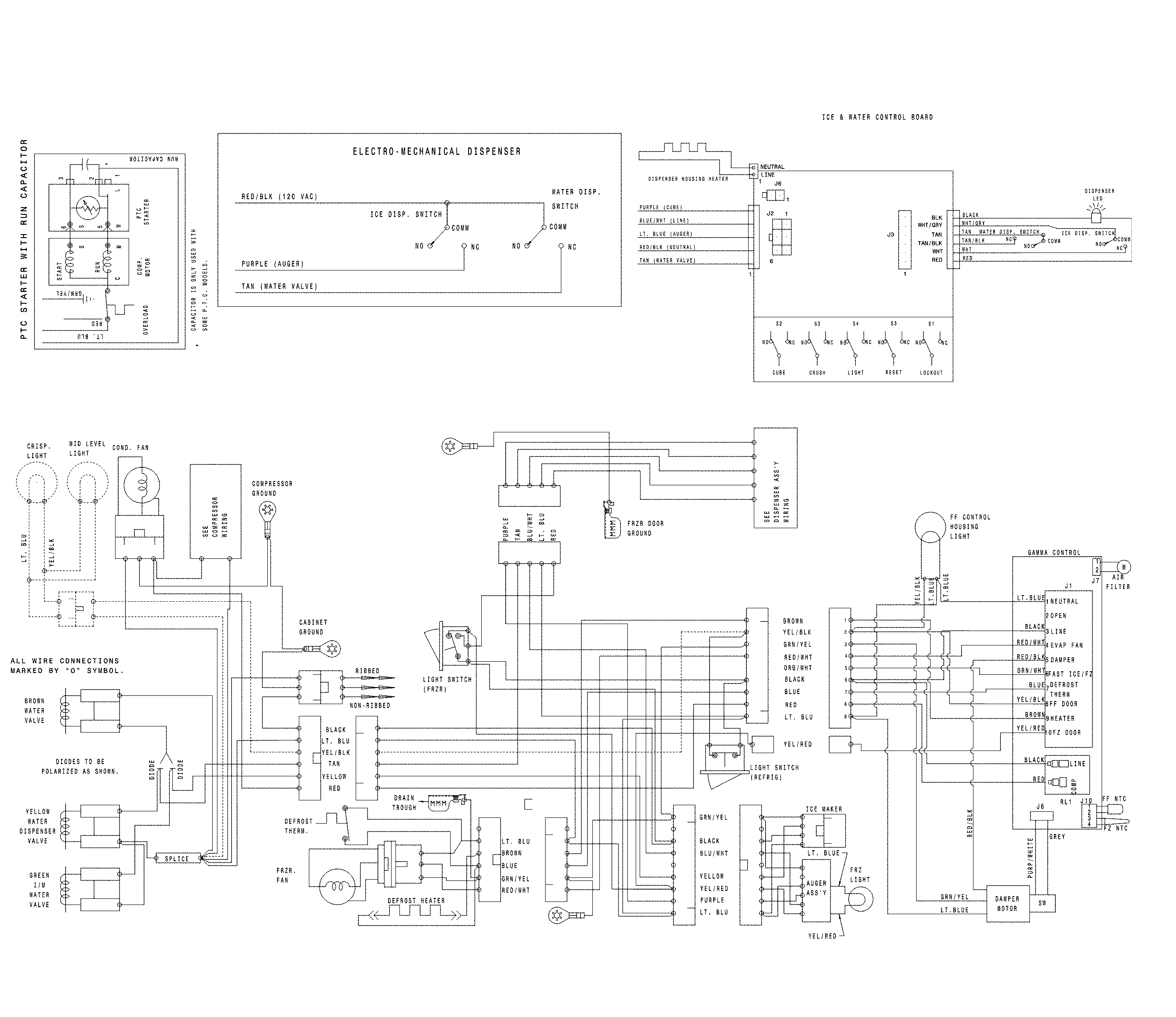 Frigidaire LFSS2612TP5 wiring diagram diagram