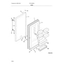 Frigidaire FPFU19F8RFB door diagram