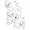 Frigidaire FPFU19F8RFB cabinet diagram