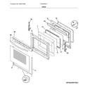 Frigidaire FGGH3047VFB door diagram