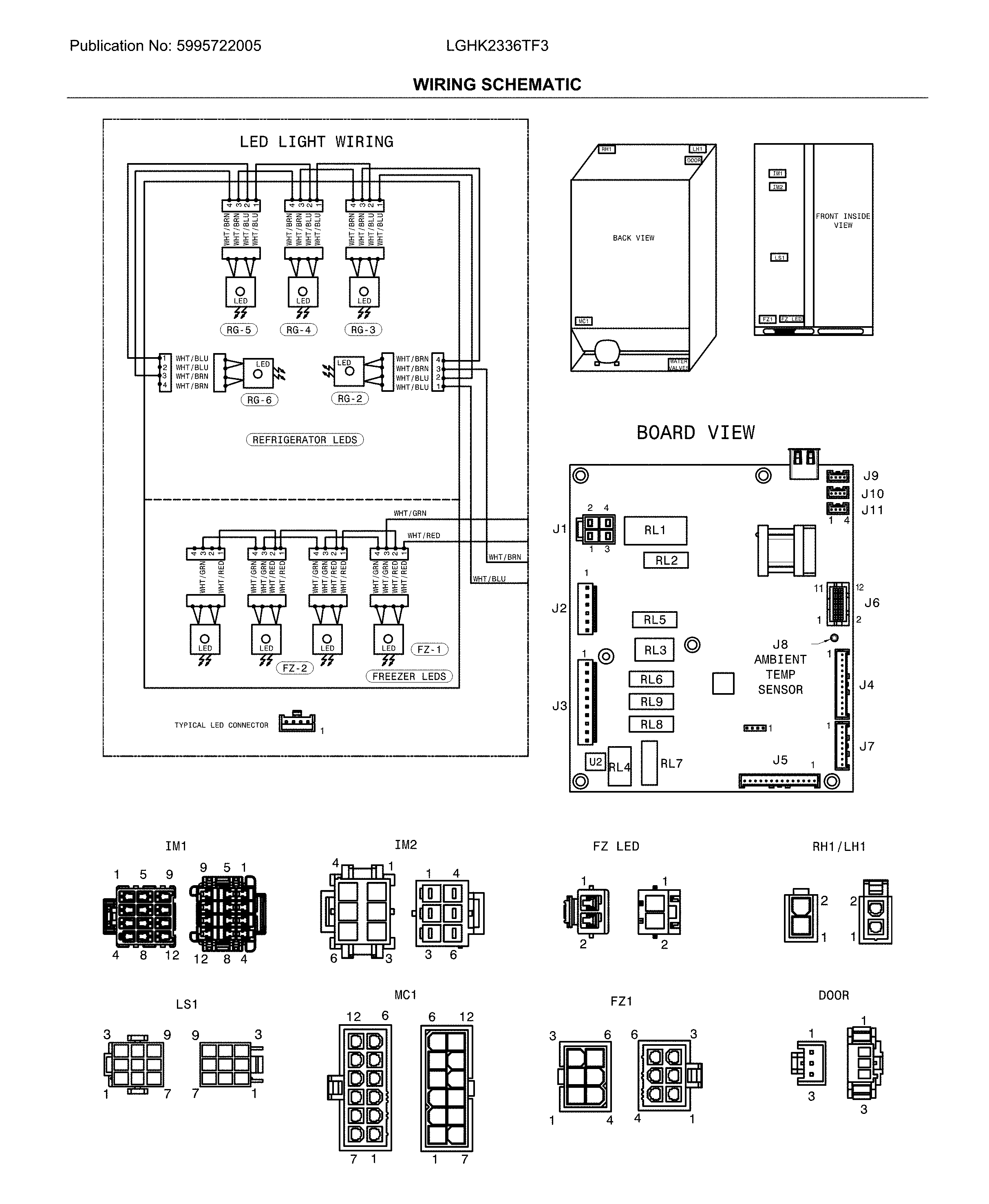 Frigidaire LGHK2336TF3 wiring diagram diagram