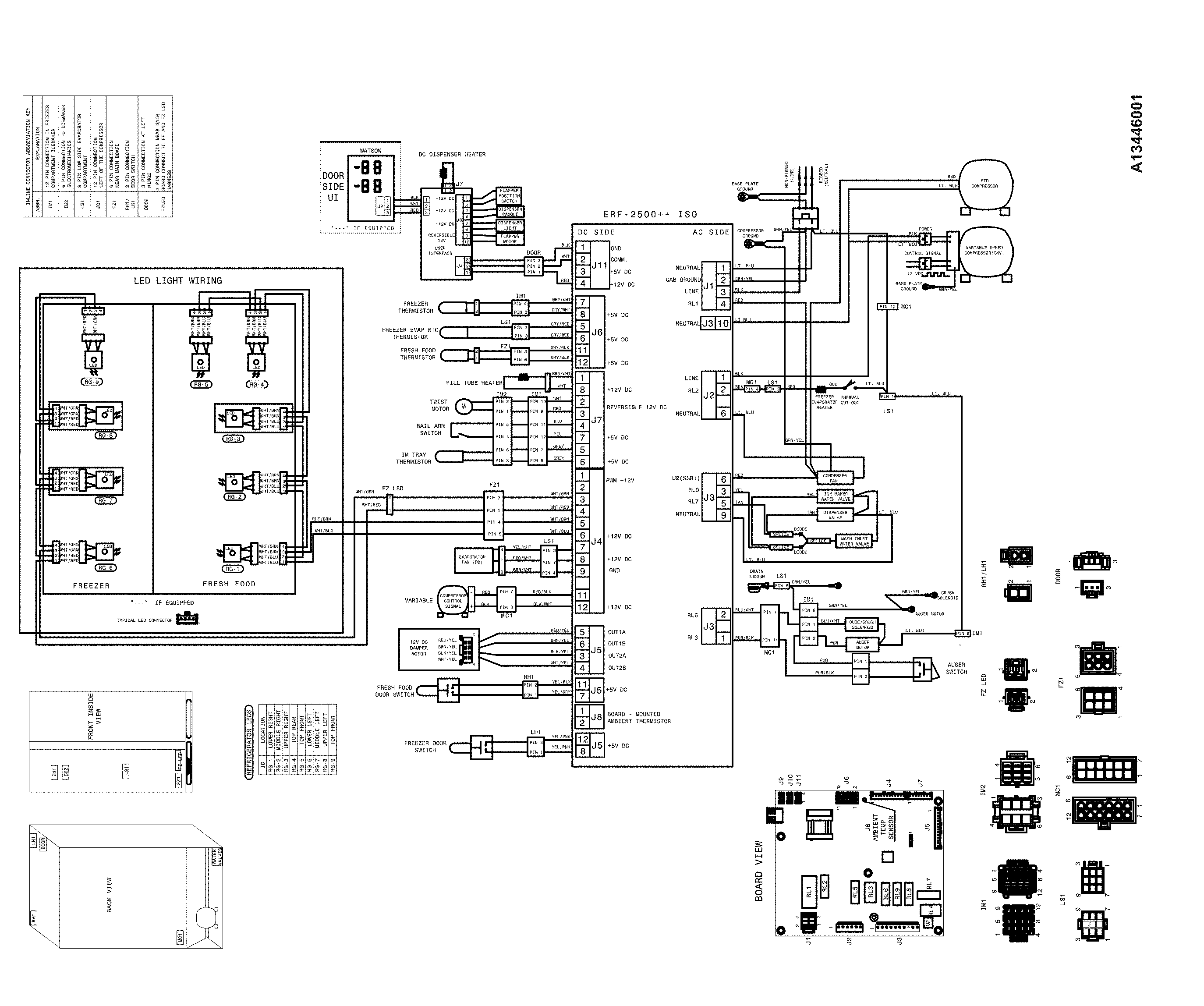 Frigidaire LGHK2336TD5 wiring schematic diagram