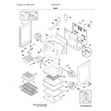 Frigidaire LFEF3054TDJ body diagram