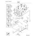 Frigidaire FFGF3054TWF burner diagram