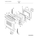 Frigidaire GCRI305CADB door diagram