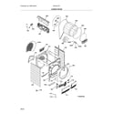 Electrolux EFDC210TIS00 cabinet/drum diagram