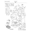Frigidaire CFEF3056USD body diagram