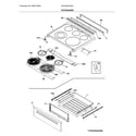 Frigidaire CFEH3054UWC top/drawer diagram