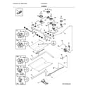 Frigidaire FFGH3054UWB burner diagram