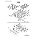 Frigidaire FFGH3054UWB top/drawer diagram
