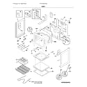 Frigidaire FFEF3054TSM body diagram