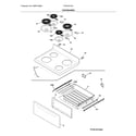 Frigidaire FCRC3012AWC top/drawer diagram