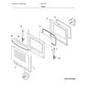 Frigidaire FCRC3012AWC door diagram