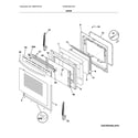 Frigidaire GCRE302LAFE door diagram