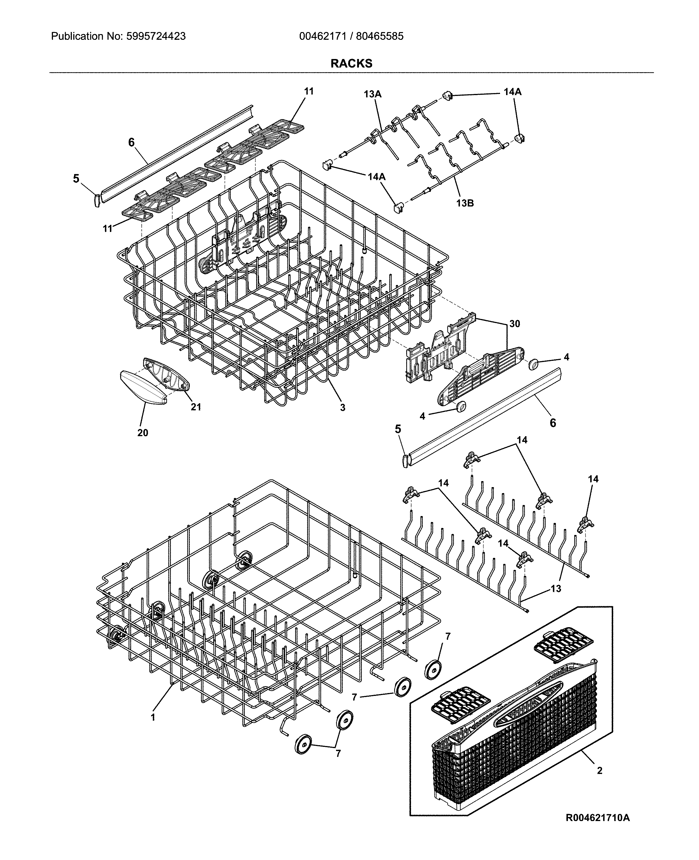 Ikea 004621711A racks diagram