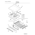 Frigidaire FCRE305LAFD top/drawer diagram