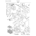 Frigidaire FPGF3077QFL body diagram