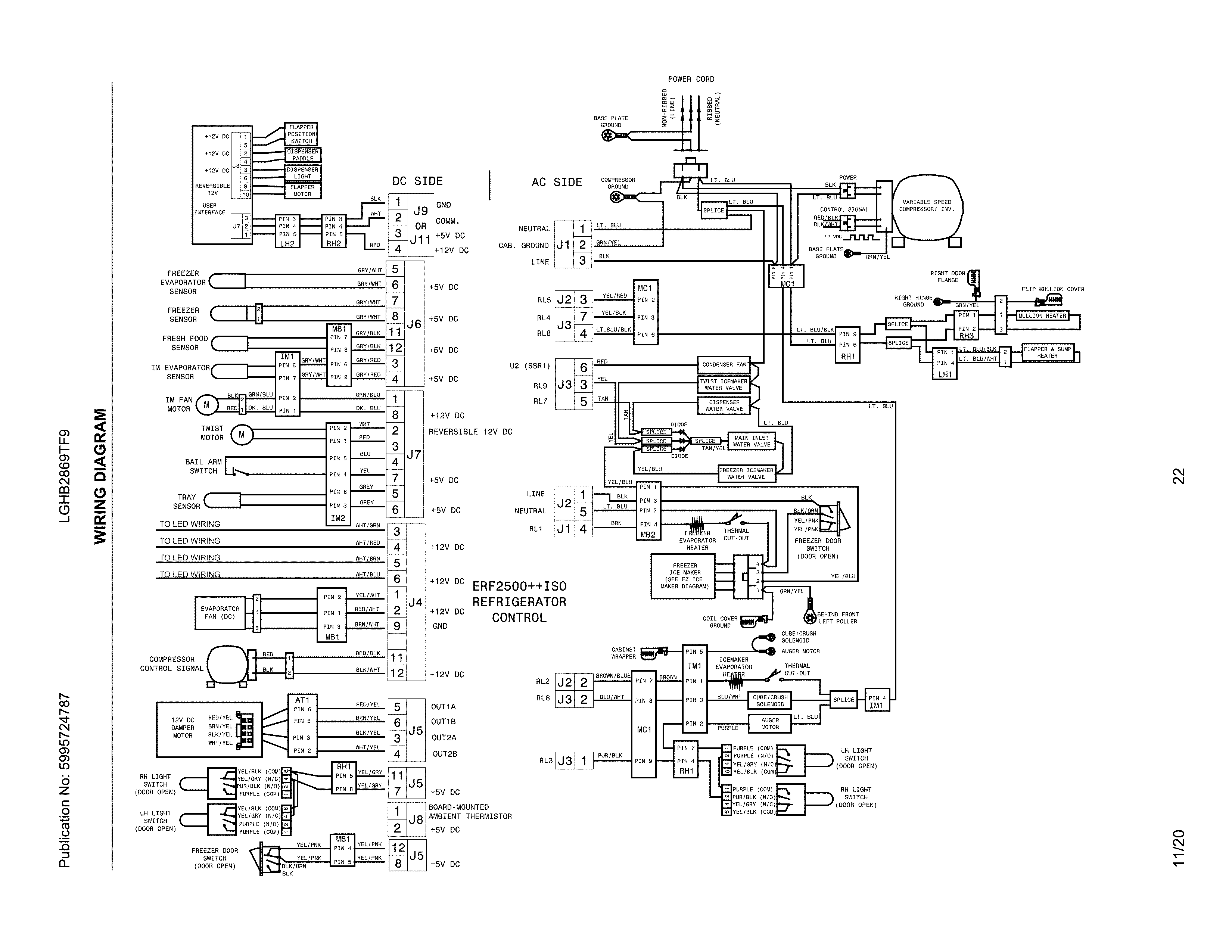 Frigidaire LGHB2869TF9 wiring diagram diagram
