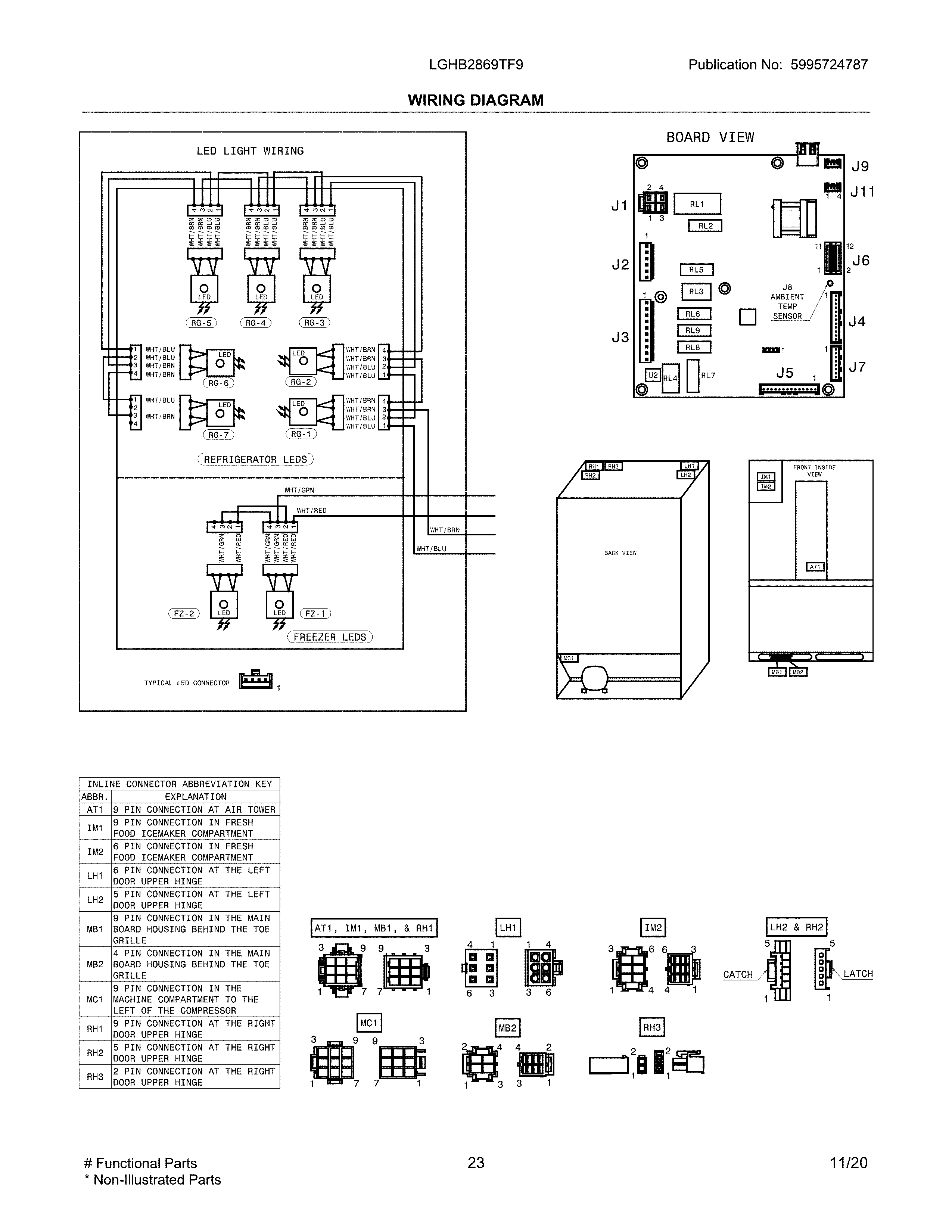 Frigidaire LGHB2869TF9 wiring diagram diagram