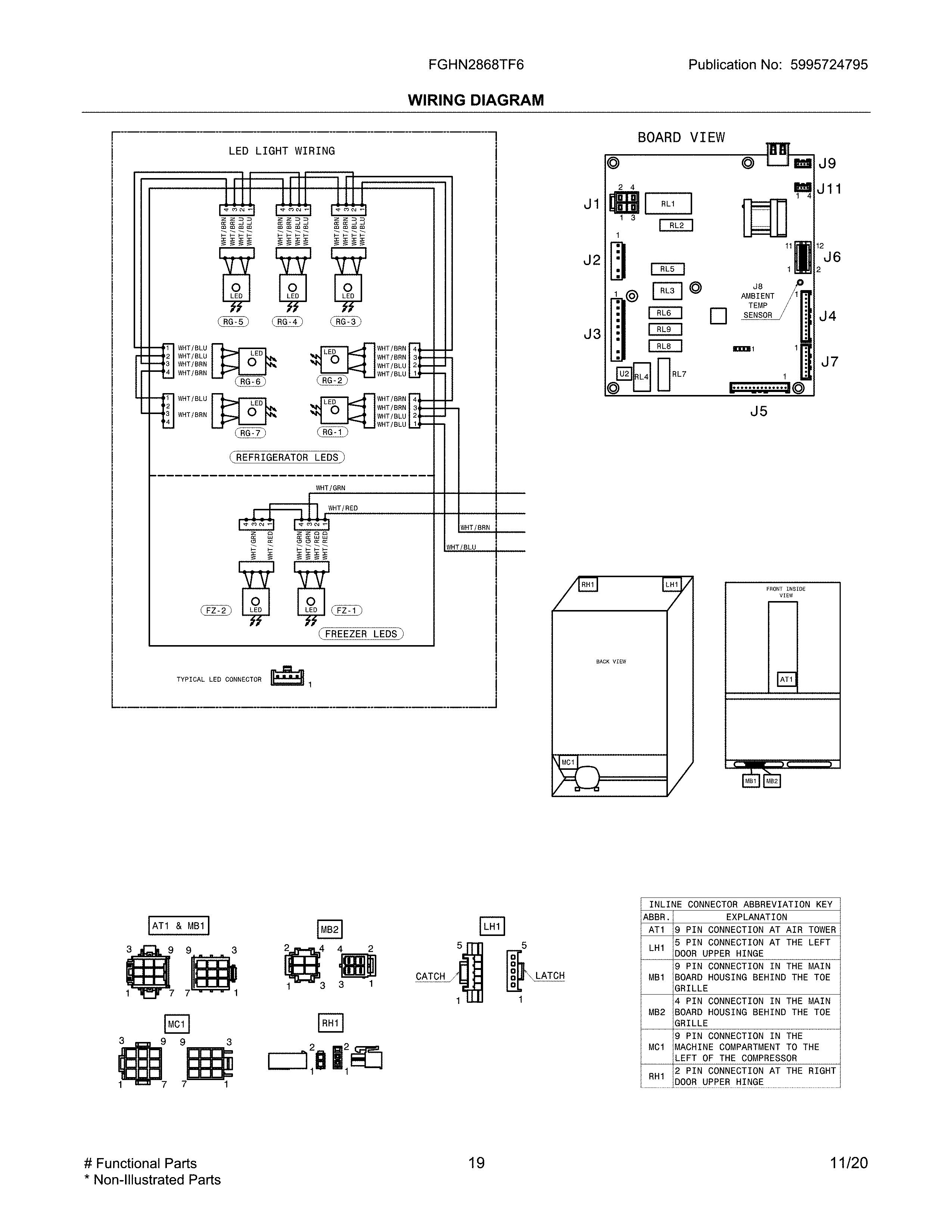 Frigidaire FGHN2868TF6 wiring diagram diagram