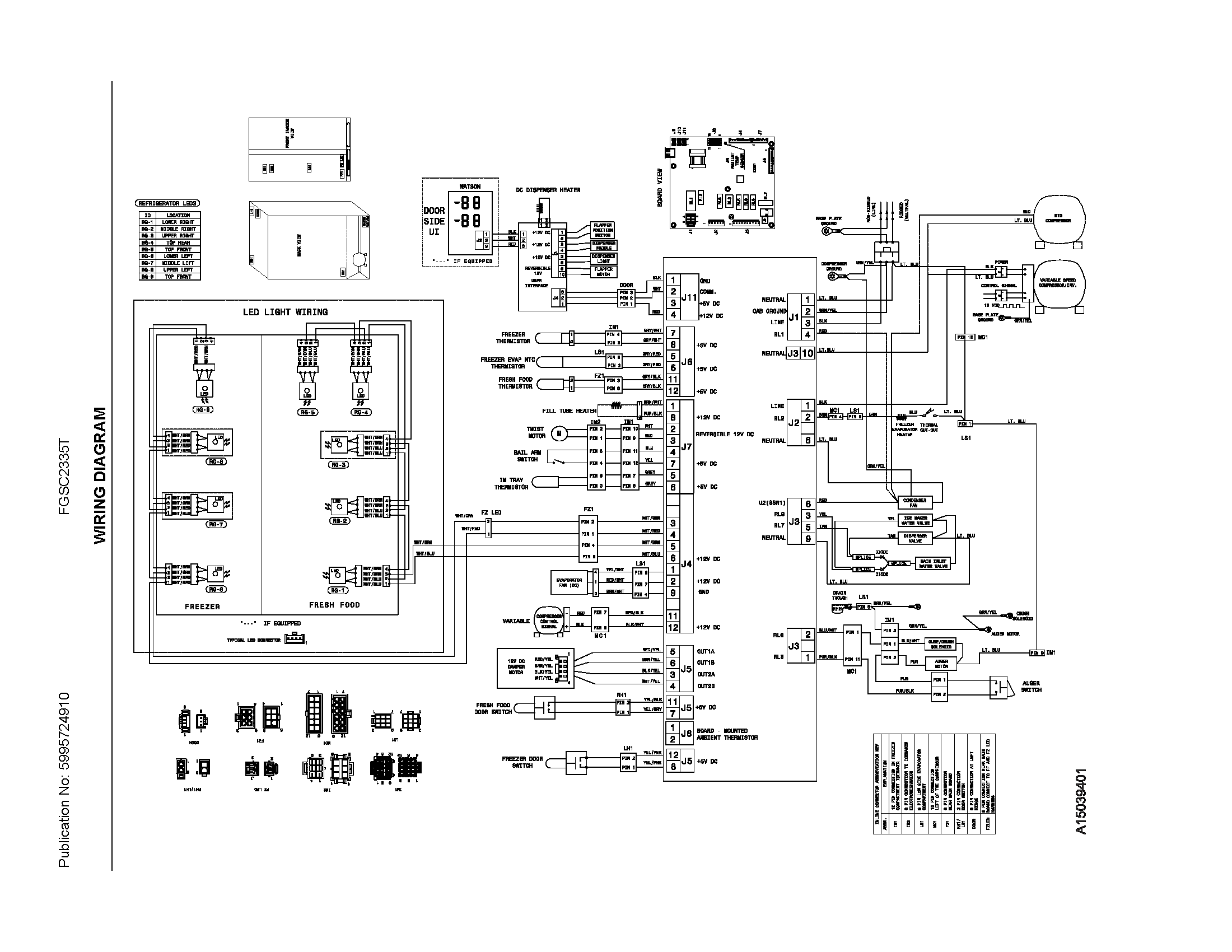 Frigidaire FGSC2335TD9 wiring schematic/diagram diagram