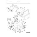 Frigidaire FRSS2633AS0 ice container diagram