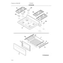 Frigidaire FCRG3052ABC top/drawer diagram